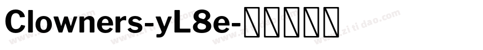 Clowners-yL8e字体转换