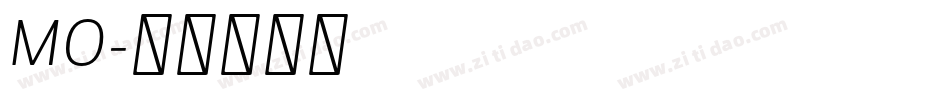 MO字体转换