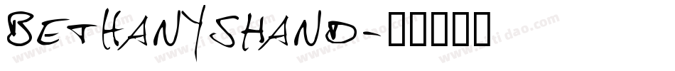 BethanysHand字体转换