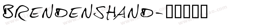 BrendensHand字体转换