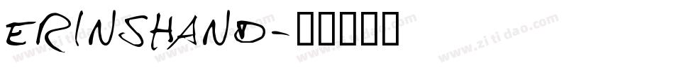 ErinsHand字体转换