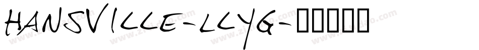 Hansville-LlYG字体转换