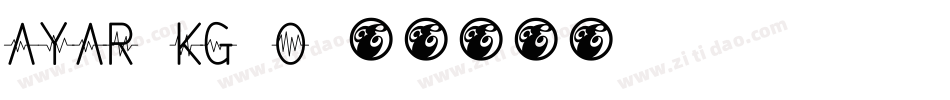 Ayar-KG7o字体转换