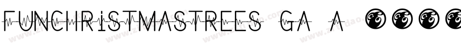 FunChristmasTrees-GA6a字体转换