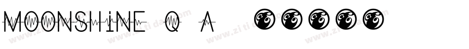 Moonshine-q6a5字体转换