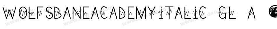 WolfsBaneAcademyItalic-GL6A字体转换