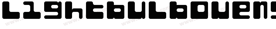 LightbulbOvensRegular-GjyD字体转换