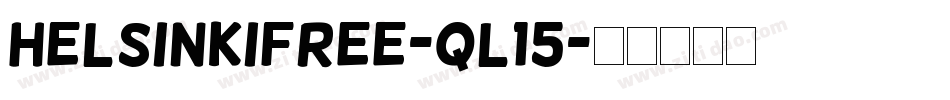HelsinkiFree-qL15字体转换