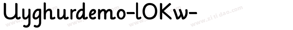 Uyghurdemo-l0Kw字体转换