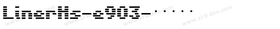 LinerHs-e9O3字体转换