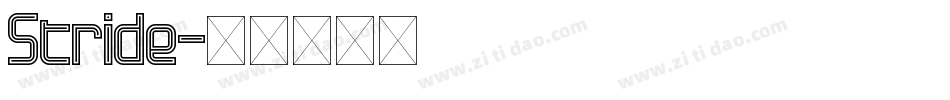 Stride字体转换