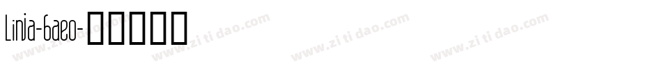 Linja-6aeo字体转换