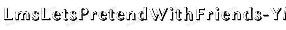 LmsLetsPretendWithFriends-YMjy字体转换