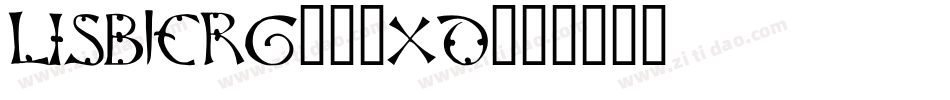 Lisbjerg-24Xd字体转换