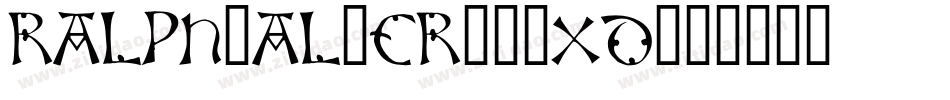 RalphWalker-04xd字体转换