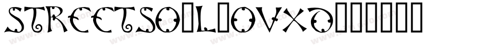 StreetSoul-ovXd字体转换