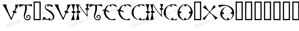 VtksVinteECinco-Xd92字体转换