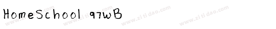 HomeSchool-97wB字体转换