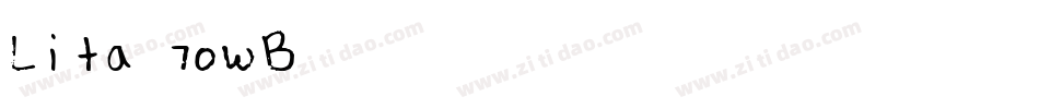 Lita-70wB字体转换