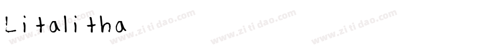 Litalitha字体转换