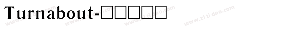 Turnabout字体转换