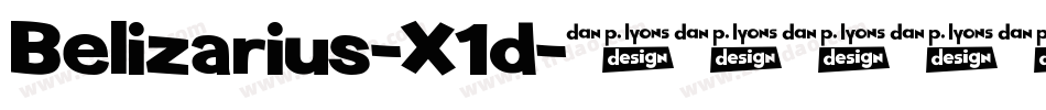 Belizarius-X1d字体转换
