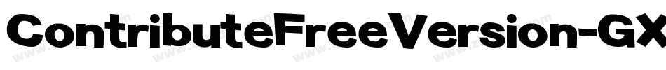 ContributeFreeVersion-GX1D字体转换
