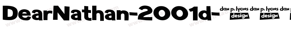DearNathan-2OO1d字体转换