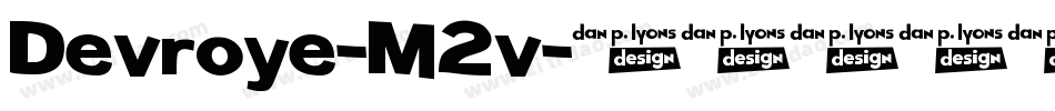 Devroye-M2v字体转换