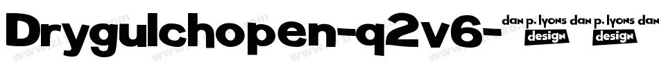 Drygulchopen-q2v6字体转换
