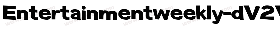 Entertainmentweekly-dV2V字体转换