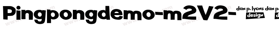 Pingpongdemo-m2V2字体转换