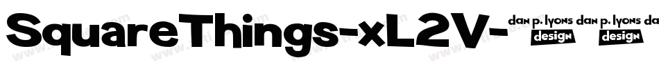 SquareThings-xL2V字体转换