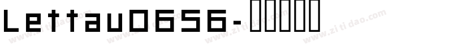 Lettau0656字体转换