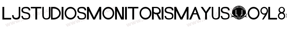 LjStudiosMonitorisMayus-O9l8字体转换