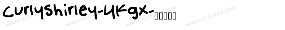 Curlyshirley-4Kgx字体转换