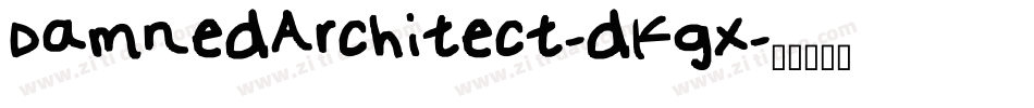 DamnedArchitect-dKgx字体转换