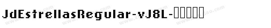JdEstrellasRegular-vJ8L字体转换