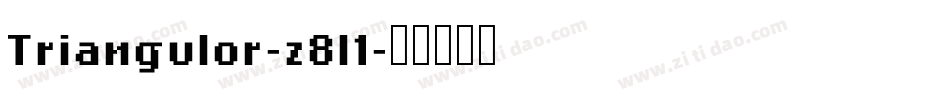 Triangulor-z8l1字体转换