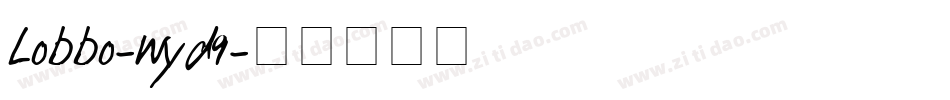 Lobbo-Wyd9字体转换