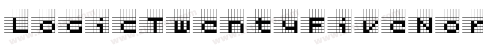 LogicTwentyFiveNormal-51E8字体转换