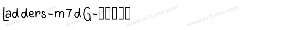 Ladders-m7dG字体转换