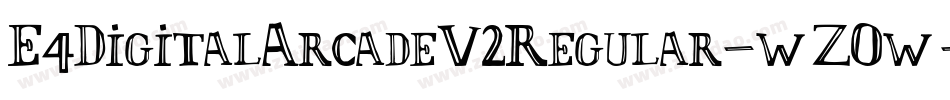 E4DigitalArcadeV2Regular-wZOw字体转换