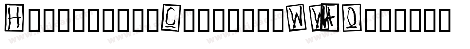 HumanisticCursive-WWAO字体转换