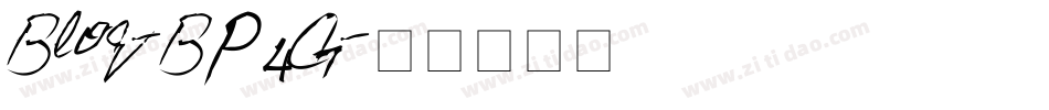 Bloq-BP4G字体转换