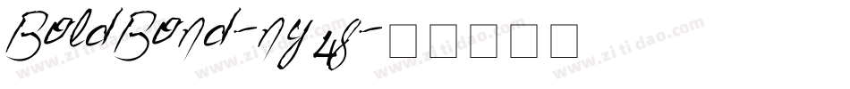 BoldBond-ny4g字体转换