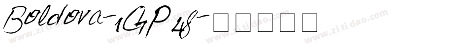 Boldova-1GP4g字体转换