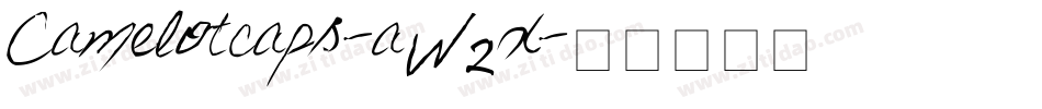 Camelotcaps-aW2x字体转换