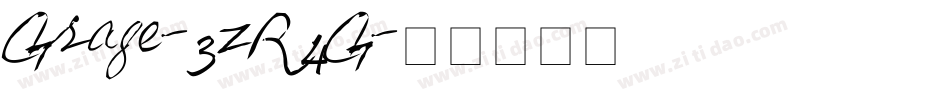 Grage-3zR4G字体转换 Grage-3zR4G字体转换