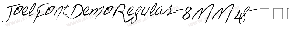 JoelFontDemoRegular-8MM4g字体转换